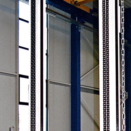 WINKEL unità trasporto orizzontale QVW - Elevatore a due colonne · con forche telescopiche ·  Portata 1,5 t