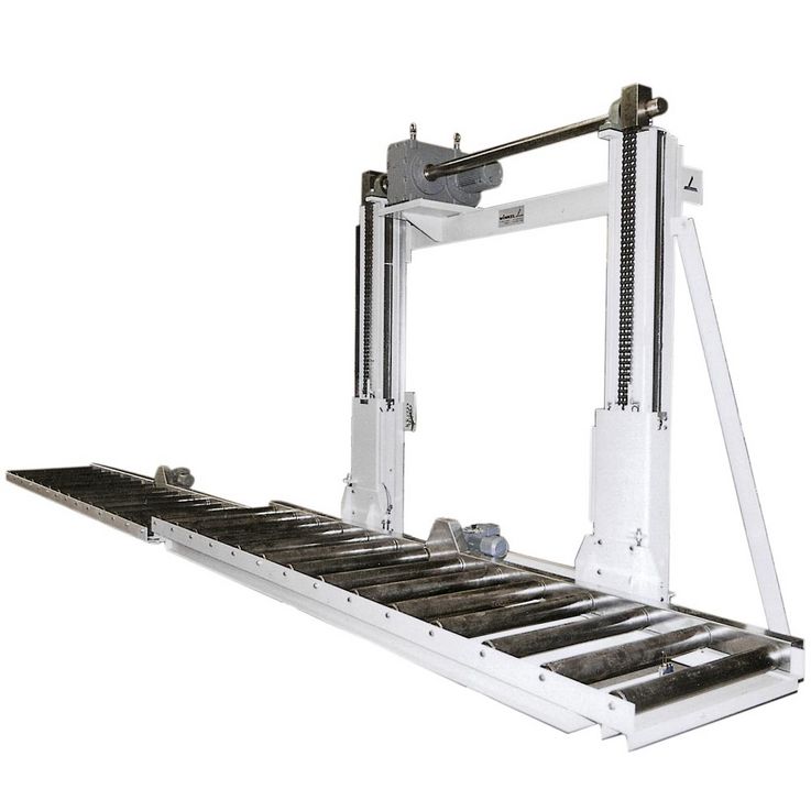 Two pillar lifter with conveyor · load capacity 0.5-6 t