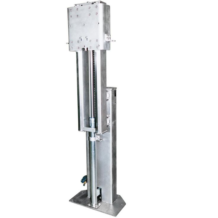 Télescope vertical ·  capacité de 1 · 5 t à 1000 mm (Centre de masse) ·  Course de 4100 mm ·  avec inclinaison hydraulique du porte-fourches +5°/-1° ·  utilisation dans des grues de hall