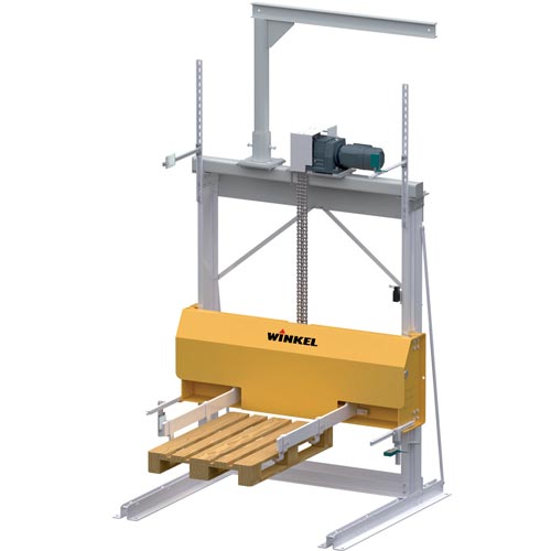Pallet stacker with complete accessoires