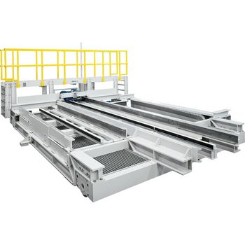 Tool changing system load capacity: 2 x 10 t