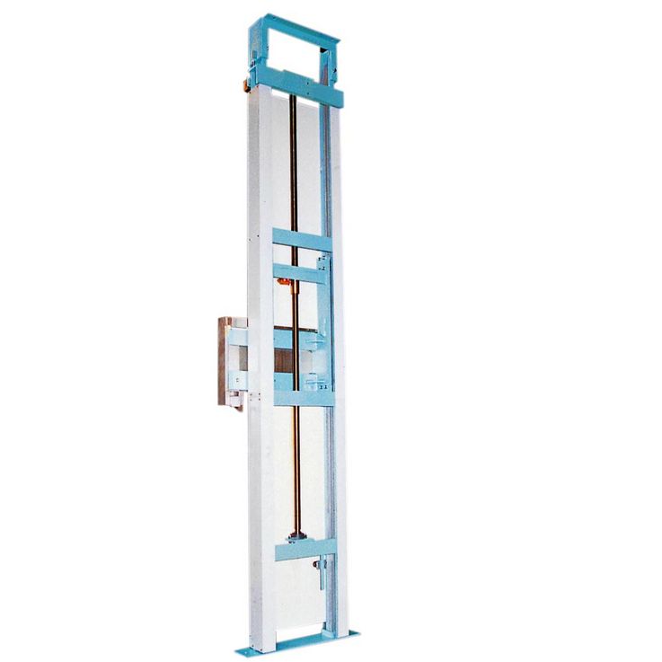 Stainless steel mast with screw jack drive ·  pharma industry