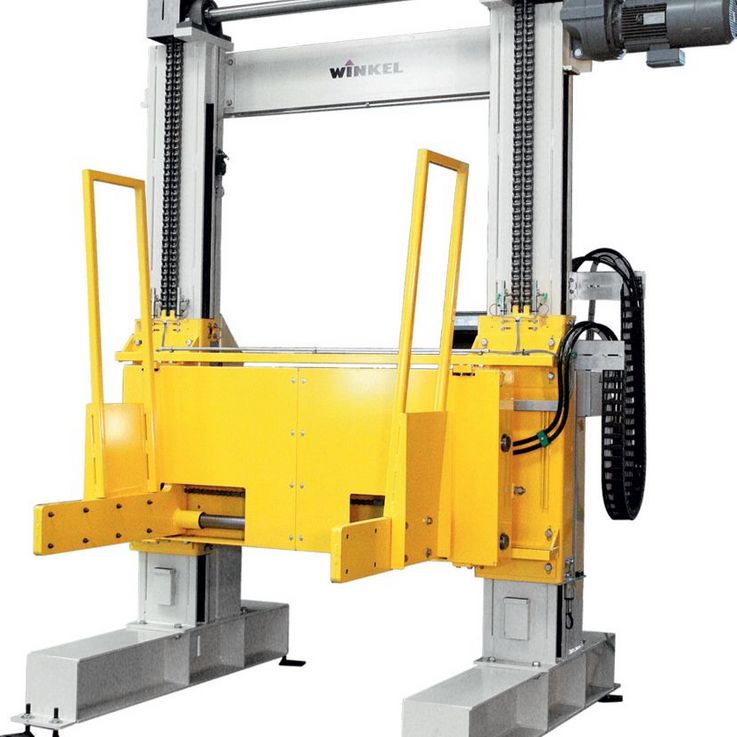 Two pillar lifting unit - with paper clamp