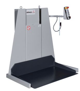 Palettenlift W-PL · Bodenebenes Be- und Entladen ·  Heben in optimaler Bedienhöhe ·  Hub ·  elektrohydraulisch ·  Komplett ·  inkl. Bediensteuerung ·  Sonderausführung auf Anfrage.
