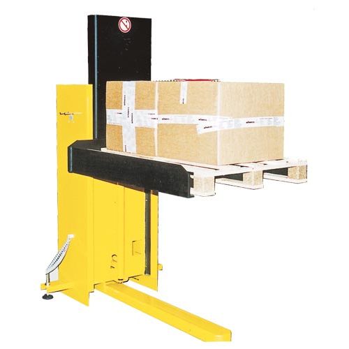 WINKEL pallet lifter PALI 10 the universal lifter with 230 V supply. Easy loading at the same level with hand pallet truck to every working place.