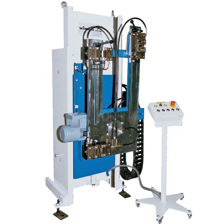 Lift and turning unit MHD 300 ·  lifting unit with hidraulical rotator for assembly or welding application ·  lifting unit 360° rotator for assembling or welding lines  · load capacity : 300 kg