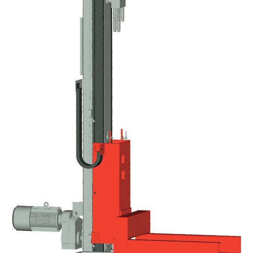 Elevador de palets · Con cadena rotativa ·  accionamiento por la parte inferior ·  Capacidad de carga 0 · 5 t - 2 · 5 t.