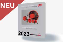 The new WINKEL PDF hose reel catalog, pictures with technical drawings and data, the complete hose reel/industrial spring reel program in one catalog!